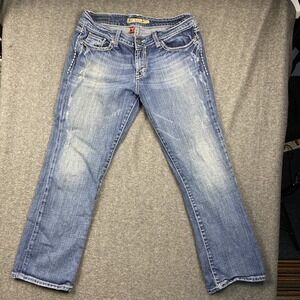 BKE Women's Boot Cut Jeans - Light Blue